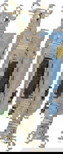 3 Pole, 120 to 277 VAC, 15 Amp, Industrial Grade Toggle Three Way Switch